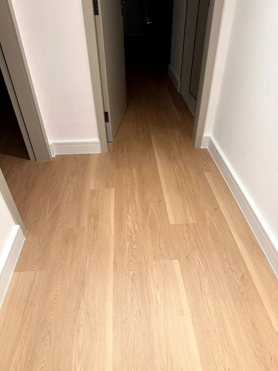 SPC flooring and stair landing finish in Aura Gardens Tilal Al Ghaf