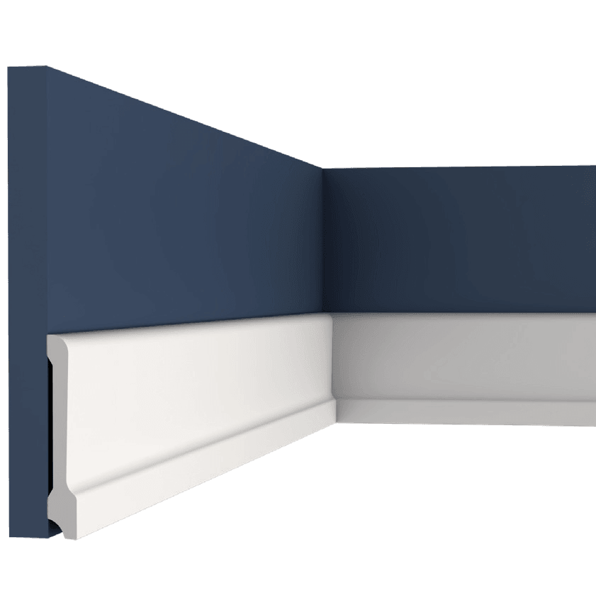 ST-1001 100 mm X 15 mm X 2400 mm Skirting Board High Density Foamed Polystyrene